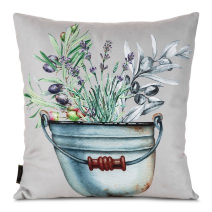 DEKORAČNÍ POVLAK NA POLŠTÁŘ SUMMER1 45X45 CM KVĚTY