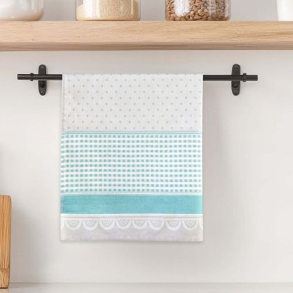 scierka kuchenna zefirek 50x70 jasny turkus