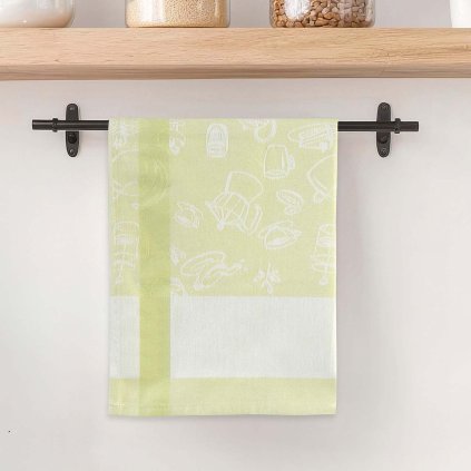 scierka kuchenna skrzacik 50x70 jasna zielen