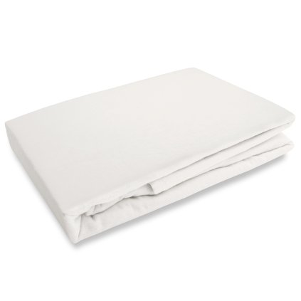 przescieradlo flanela z gumka ecru 90x200