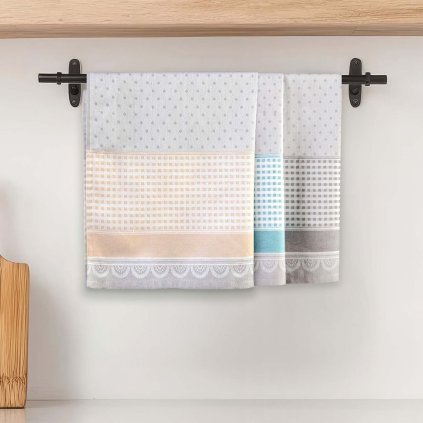 komplet scierek kuchennych zefirek 3x50x70