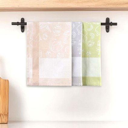 komplet scierek kuchennych skrzacik 3x50x70