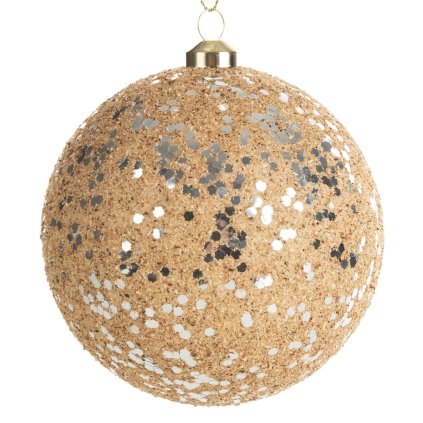 VÁNOČNÍ BANKA NA STROMEK SADA 6 KS (FI) 10 CM VZOROVANÁ