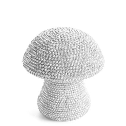 DEKORAČNÍ SOŠKA ELDO 8X8X9 CM STŘÍBRNÁ