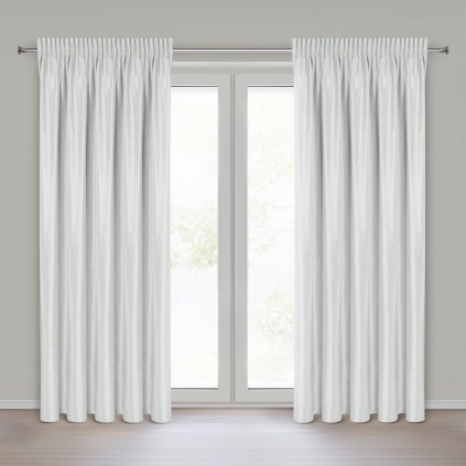 ZATEMŇOVACÍ ZÁVĚS NA PÁSCE CAMERON 140X270 CM BÍLÁ