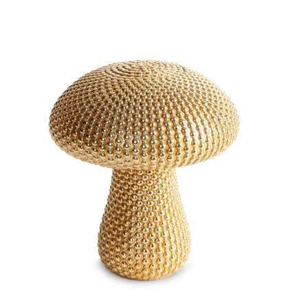 DEKORAČNÍ SOŠKA DEAN 14X14X16 CM ZLATÁ