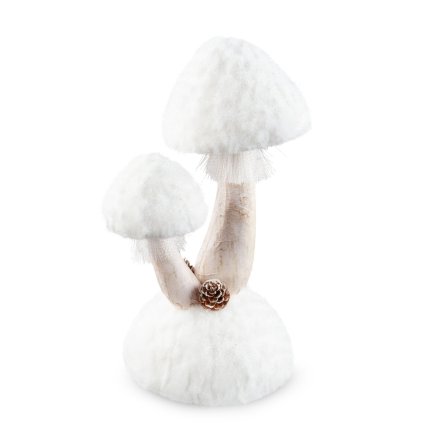 DEKORAČNÍ FIGURKA MUSHROOM 19X16X31 CM VÍCEBAREVNÁ