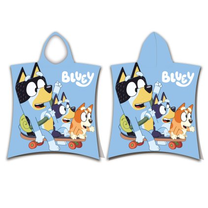 recznik bawelniany ponczo z kapturem 50x115 bluey