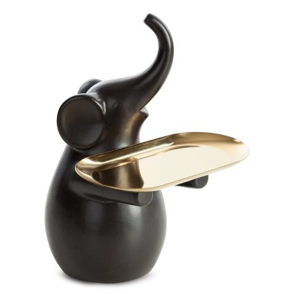 DEKORAČNÍ SOŠKA EMBER 18X17X24 CM ČERNÁ