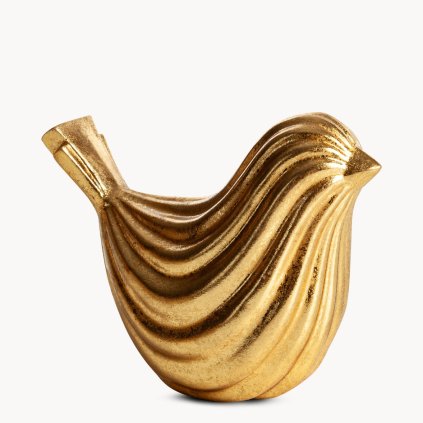 DEKORAČNÍ SOŠKA VERA 13X8X11 CM ZLATÁ