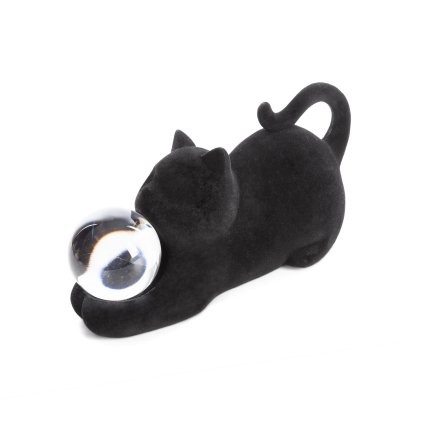 DEKORAČNÍ SOŠKA MOLY 26X11X12 CM ČERNÁ