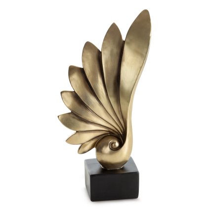 DEKORAČNÍ SOŠKA TYLOR 18X9X35 CM ZLATÁ