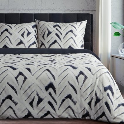 MAKOSATENOVÉ POVLEČENÍ REINA49 160X200 CM, 2 KS 70X80 CM VZOROVANÉ