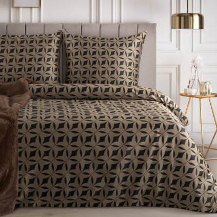 MAKOSATENOVÉ POVLEČENÍ REINA52 200X220 CM, 2 KS 70X80 CM VZOROVANÉ