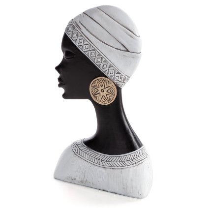 DEKORAČNÍ SOŠKA NAOMI 15X7X25 CM ČERNÁ