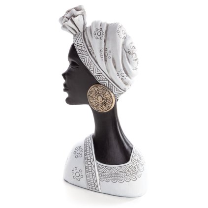 DEKORAČNÍ SOŠKA NAOMI 16X8X28 CM ČERNÁ