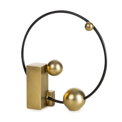 DEKORAČNÍ SOŠKA ALEX 22X7X23 CM ČERNÁ