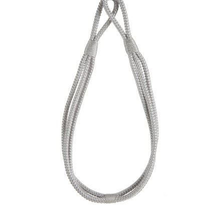 DEKORAČNÍ ŠNŮRA NA ZÁVĚS LANA STŘÍBRNÁ