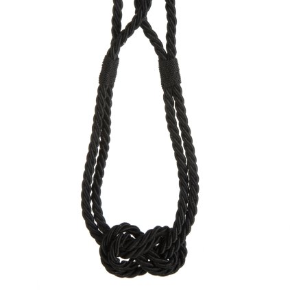 DEKORAČNÍ ŠNŮRA NA ZÁVĚS MOLLY ČERNÁ