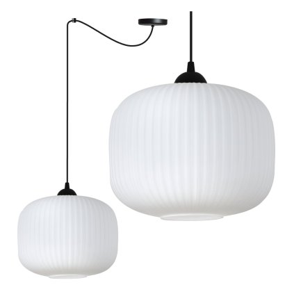 lampa wiszaca sufitowa zyrandol riffle czarny pajak loft pojedynczy nad stol i wyspe e27