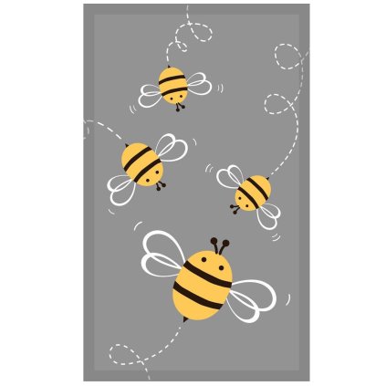 recznik przedszkolny dla dziecka 30x50 pszczoly