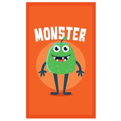 recznik przedszkolny dla dziecka 30x50 monster
