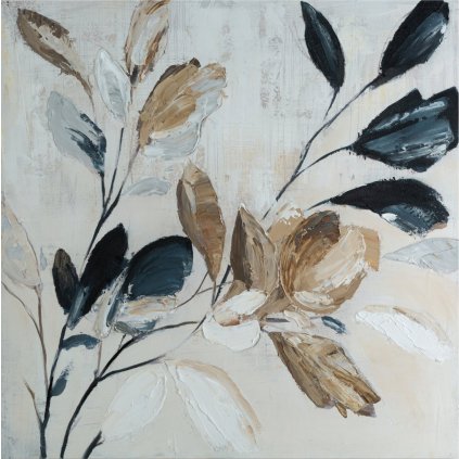 RUČNĚ MALOVANÝ OBRAZ 691 80X80 CM