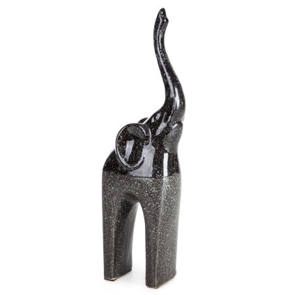 DEKORAČNÍ SOŠKA MANDI 12X7X35 CM TMAVĚSIVA