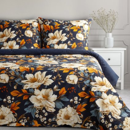 RENFORCÉ POVLEČENÍ FIORA 160X200 CM, 2 KS 70X80 CM KVĚTY