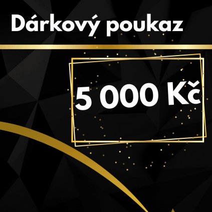 Dárkový poukaz 5 000Kč
