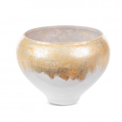 DEKORAČNÍ SKLENĚNÁ MISKA IRIS (01) (FI) 23X18 CM VÍCEBAREVNÁ