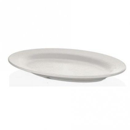 melamina nova polmisek owalny 42x29cm bialy