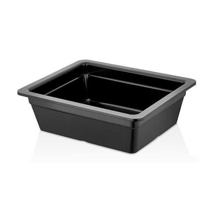 x melamina pojemnik gn 1 2 265x325x10cm czarny
