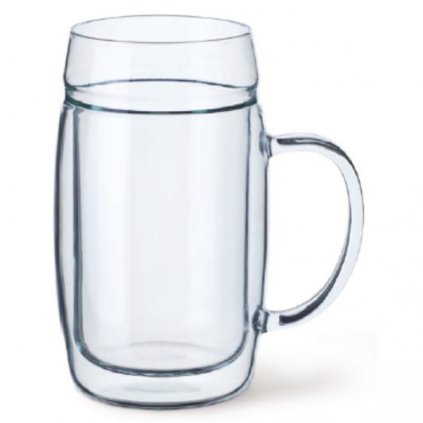 simax szklanka piwo kufel podwojne scianki 05l