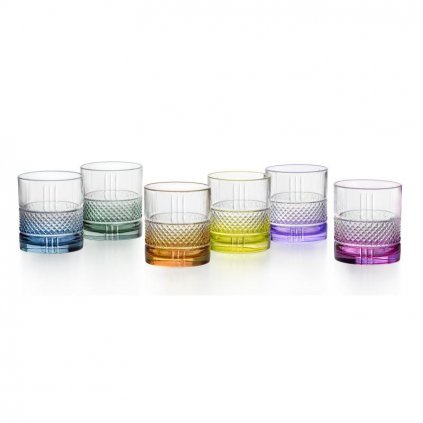 rcr brillante color szklanka 340ml whisky kpl 6szt