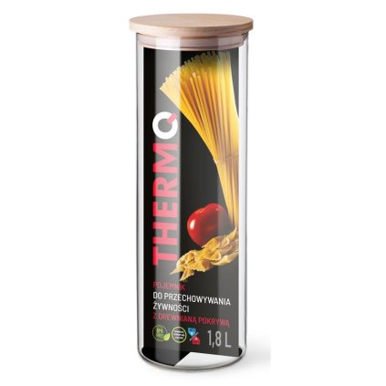 thermo pojemnik na zywn 18l drewniana pokrywka