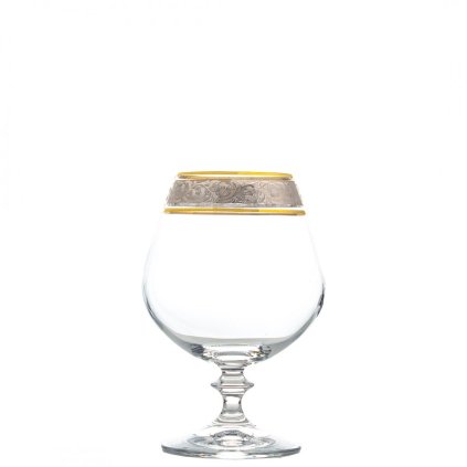 bohemia angela 400ml kieliszek zloto plat 2 szt