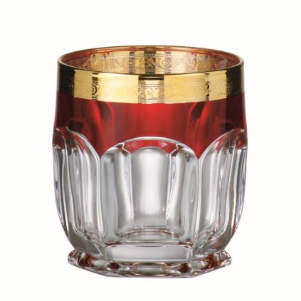 bohemia safari rubin szklanka whisky 250ml kpl 6sz