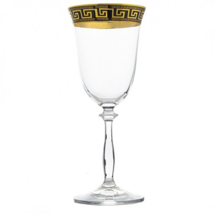 bohemia angela 350ml kieliszek verso gold 6 szt