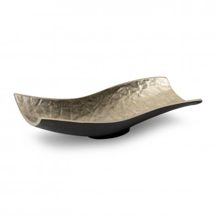 DEKORAČNÍ MISKA PEDRO2 (01) 33X15X8 CM ČERNÁ