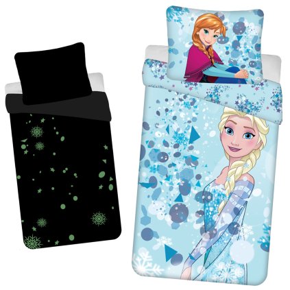 posciel bawelna 140x200 1p70x90 kraina lodu swieci