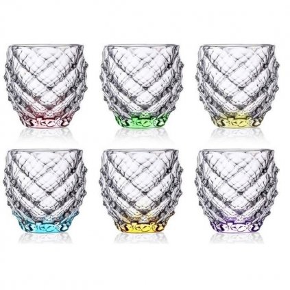 bohemia morris kolor szklanka whisky 340ml 6 szt