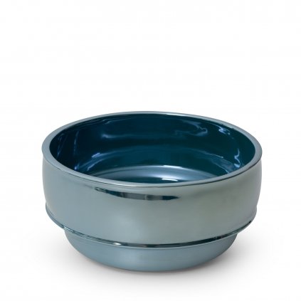 DEKORAČNÍ MISKA SIMONA2 (01) (FI) 20X10 CM TYRKYSOVÁ