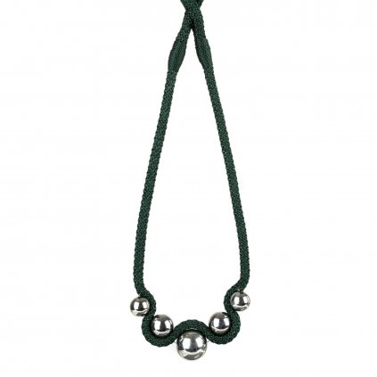 DEKORAČNÍ ŠŇŮRA NA ZÁVĚS MALI TMAVĚTYRKYSOVÁ