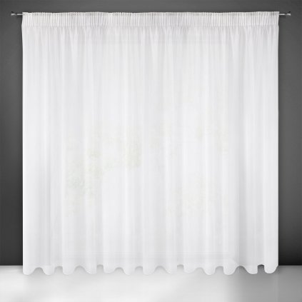 ZÁCLONA NA PÁSCE SYLVIA 135X270 CM BÍLÁ