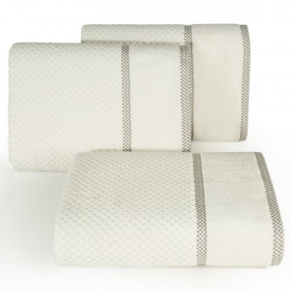 FROTÉ RUČNÍK CALEB1 70X140 CM KRÉMOVÁ