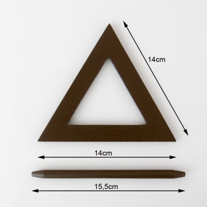 DEKORAČNÍ SPONA NA ZÁVĚS 27 HNĚDÁ