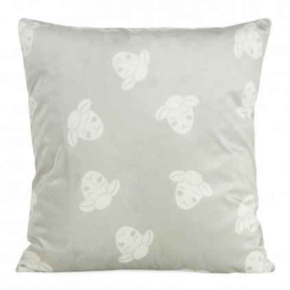 DĚTSKÝ DEKORAČNÍ POVLAK NA POLŠTÁŘ KIDS1 45X45 CM ŠEDÁ