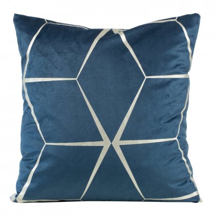 DEKORAČNÍ POVLAK NA POLŠTÁŘ BLINK28 45X45 CM NÁMOŘNICKÁ MODRÁ