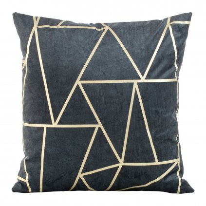 DEKORAČNÍ POVLAK NA POLŠTÁŘ BLINK29 45X45 CM NÁMOŘNICKÁ MODRÁ